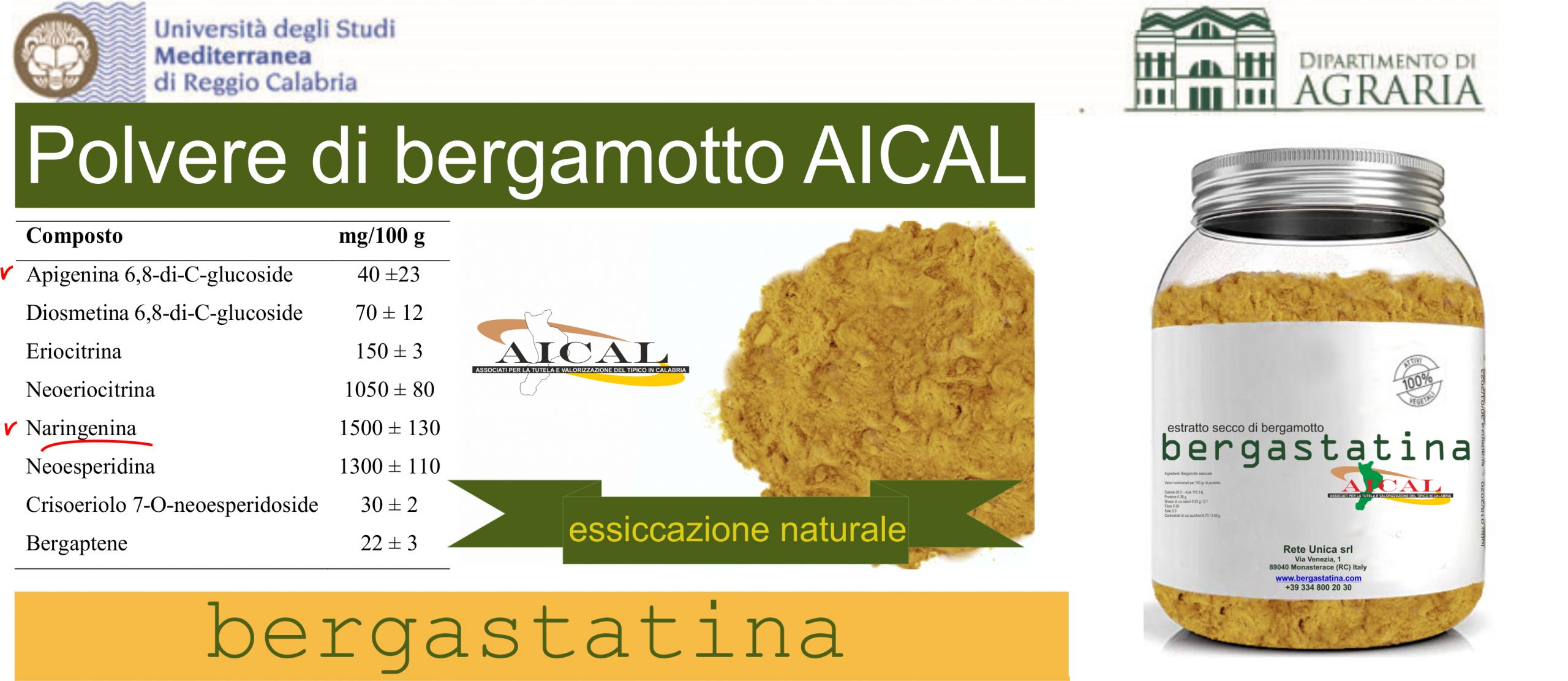 Bergastatina Bergamot dry extract